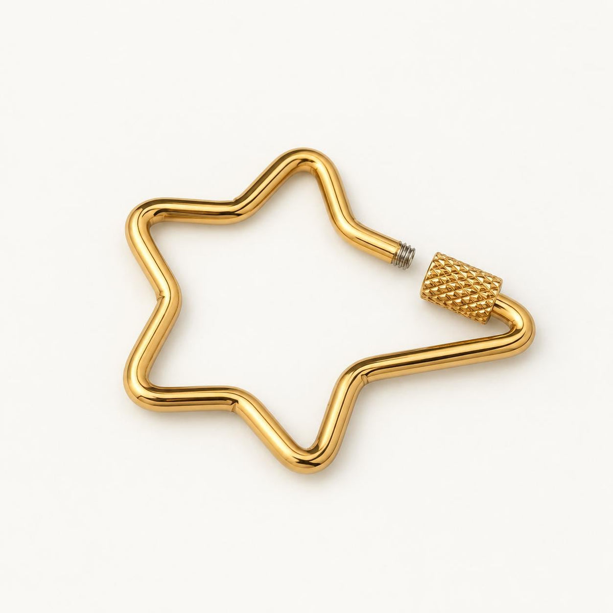 Screw Lock Clasps, Openable Metal Connectors, Rectangle Oval Carabiner Clasps, Jewelry Making Findings for Charms & Chains