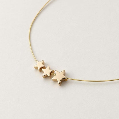 14K Gold Star Spacer Beads, PVD Brass Star Beads, Small Celestial Metal Beads for Bracelets & Jewelry Making