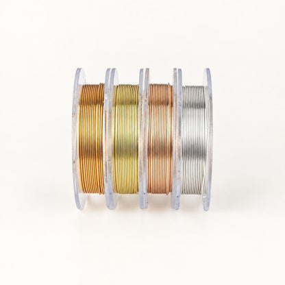 Brass Jewelry Wire, 0.2mm-0.6mm Beading & Craft Wire, Thin Metal Wire for Wire Wrapping Jewelry Making