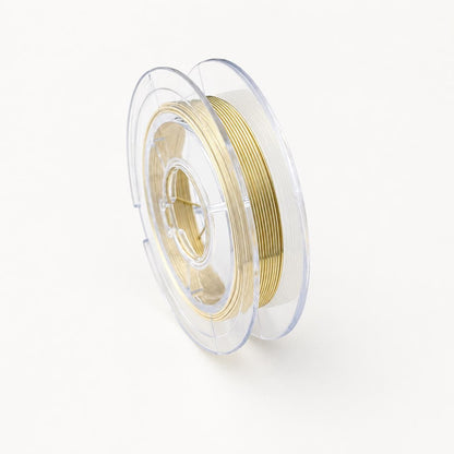 Brass Jewelry Wire, 0.2mm-0.6mm Beading & Craft Wire, Thin Metal Wire for Wire Wrapping Jewelry Making