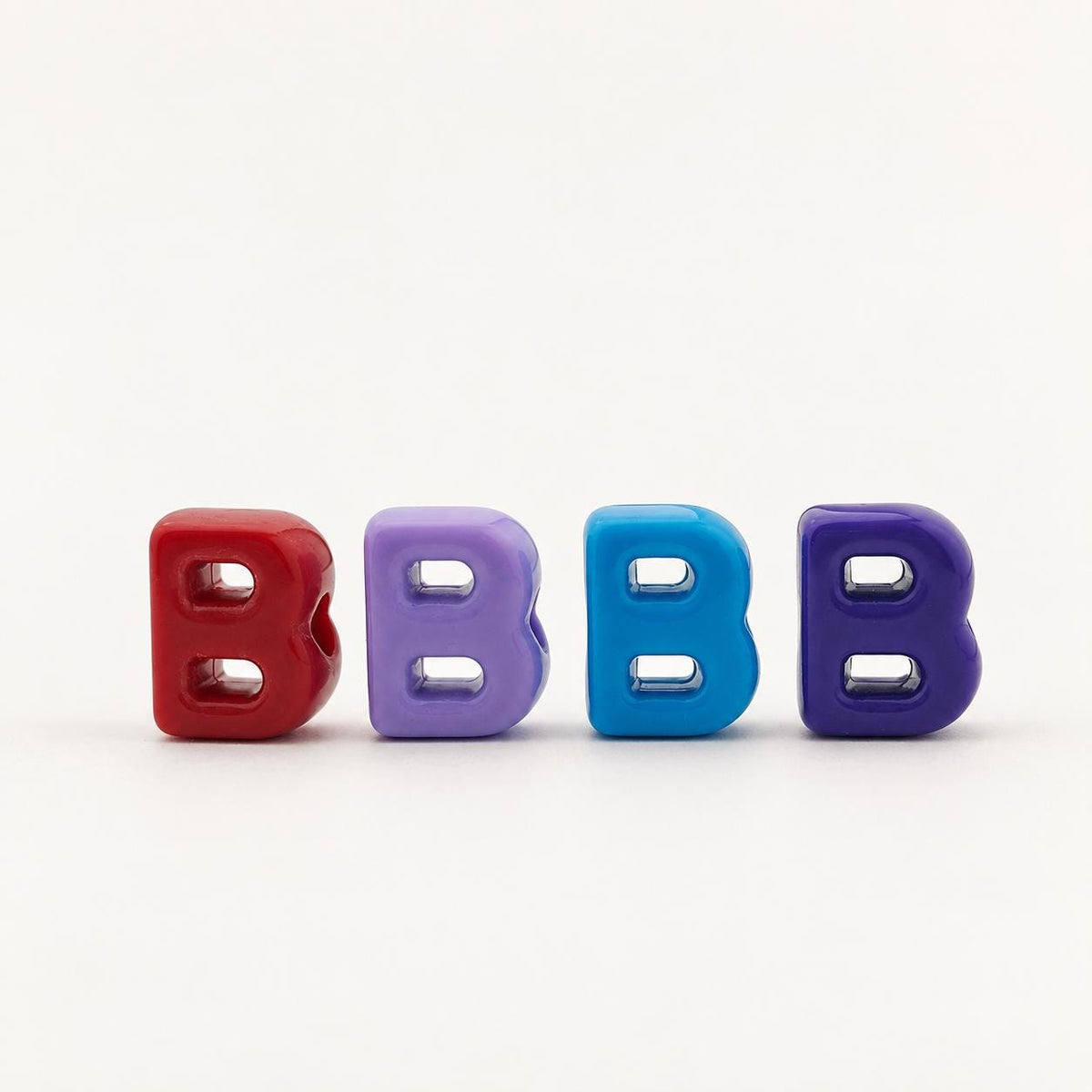 Large Letter Beads A-Z, Chunky Alphabet Beads, Individual Initial Beads with Large Hole, DIY Craft Supplies