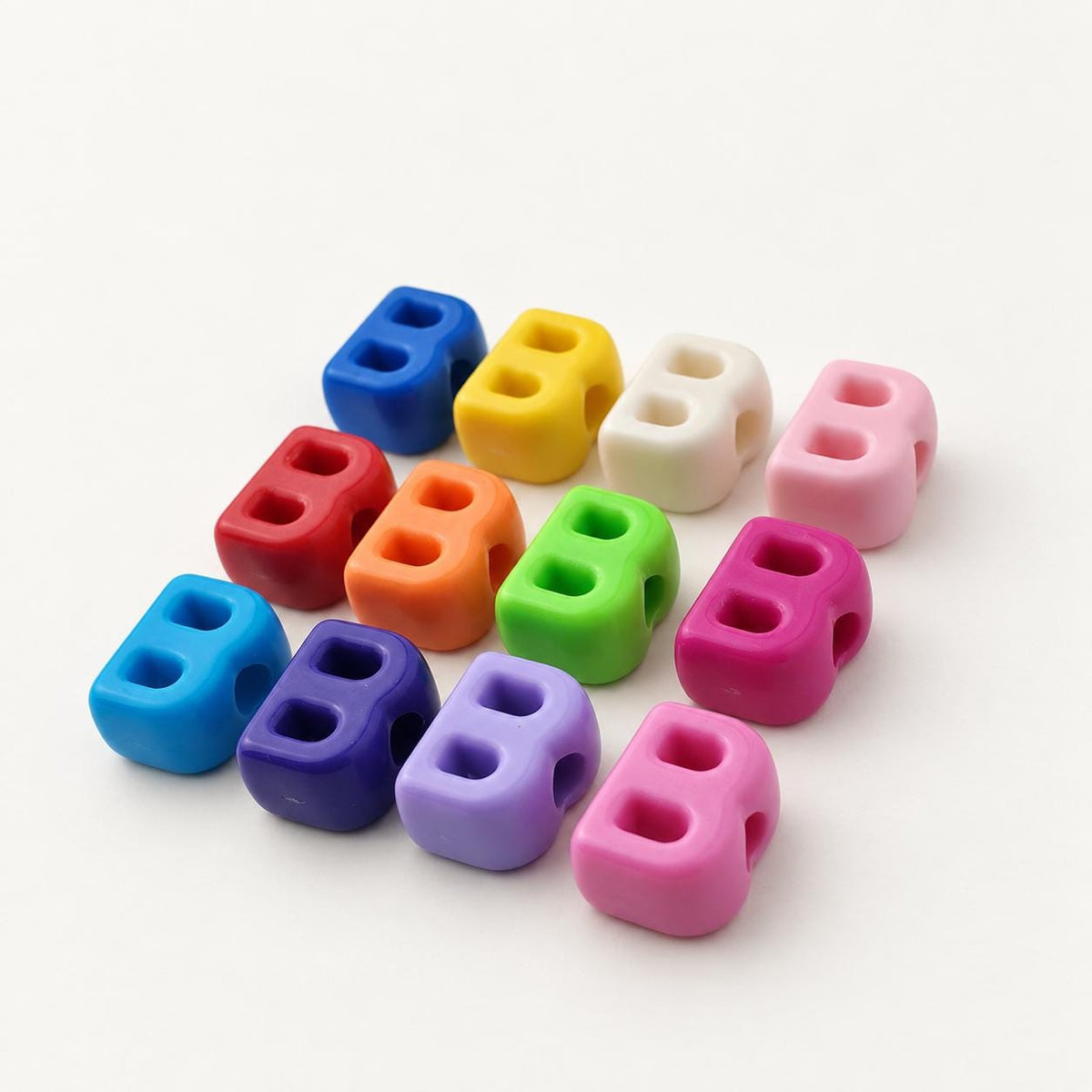 Large Letter Beads A-Z, Chunky Alphabet Beads, Individual Initial Beads with Large Hole, DIY Craft Supplies