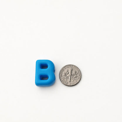 Large Letter Beads A-Z, Chunky Alphabet Beads, Individual Initial Beads with Large Hole, DIY Craft Supplies