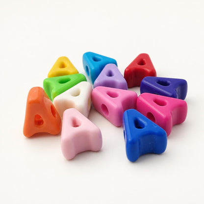 Large Letter Beads A-Z, Chunky Alphabet Beads, Individual Initial Beads with Large Hole, DIY Craft Supplies