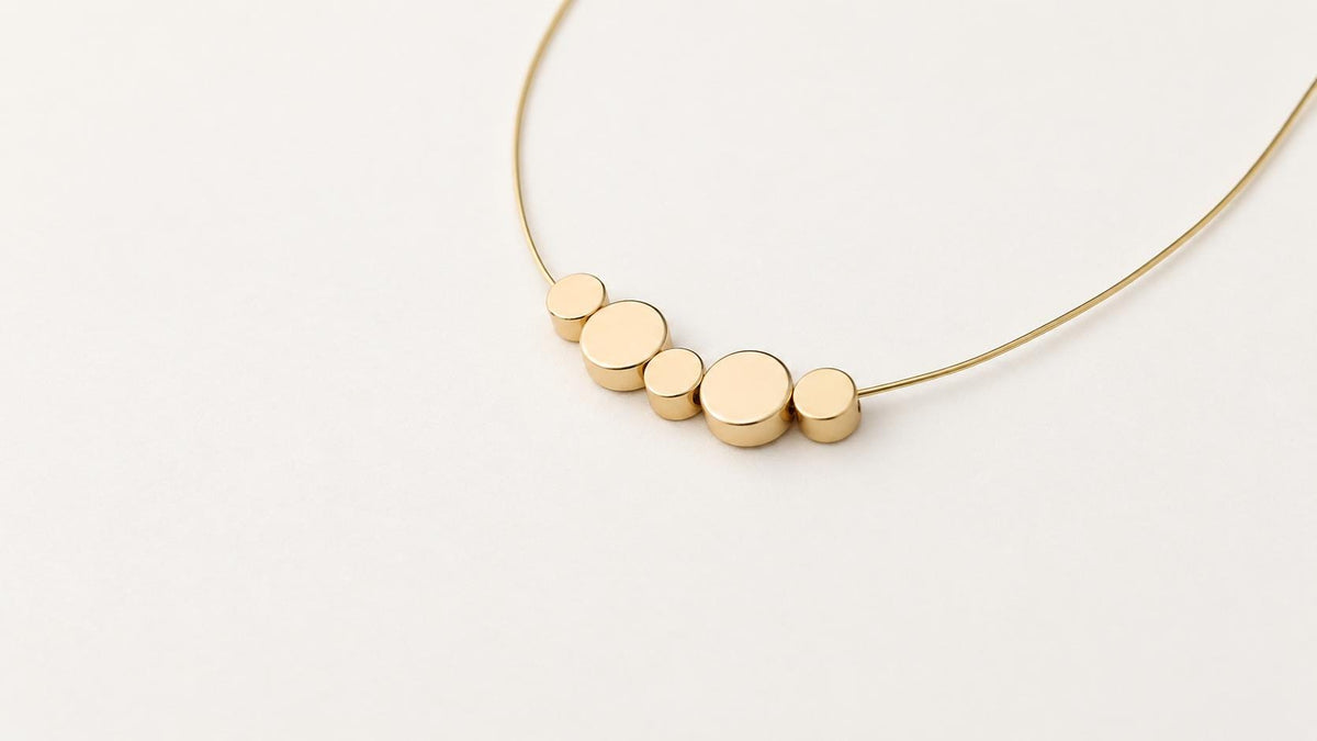 14K Gold PVD Disc Spacer Beads, Brass Flat Round Beads, Metal Spacers for Bracelets & Jewelry Making