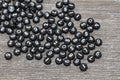 7mm Black Acrylic Number Beads #97