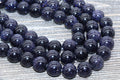 blue sand gemstone beads, stone beads for bracelets