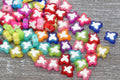 10 x 10mm Multicolor Acrylic Butterfly Beads