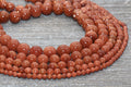 gold sandstone gemstone beads, stone beads for bracelets