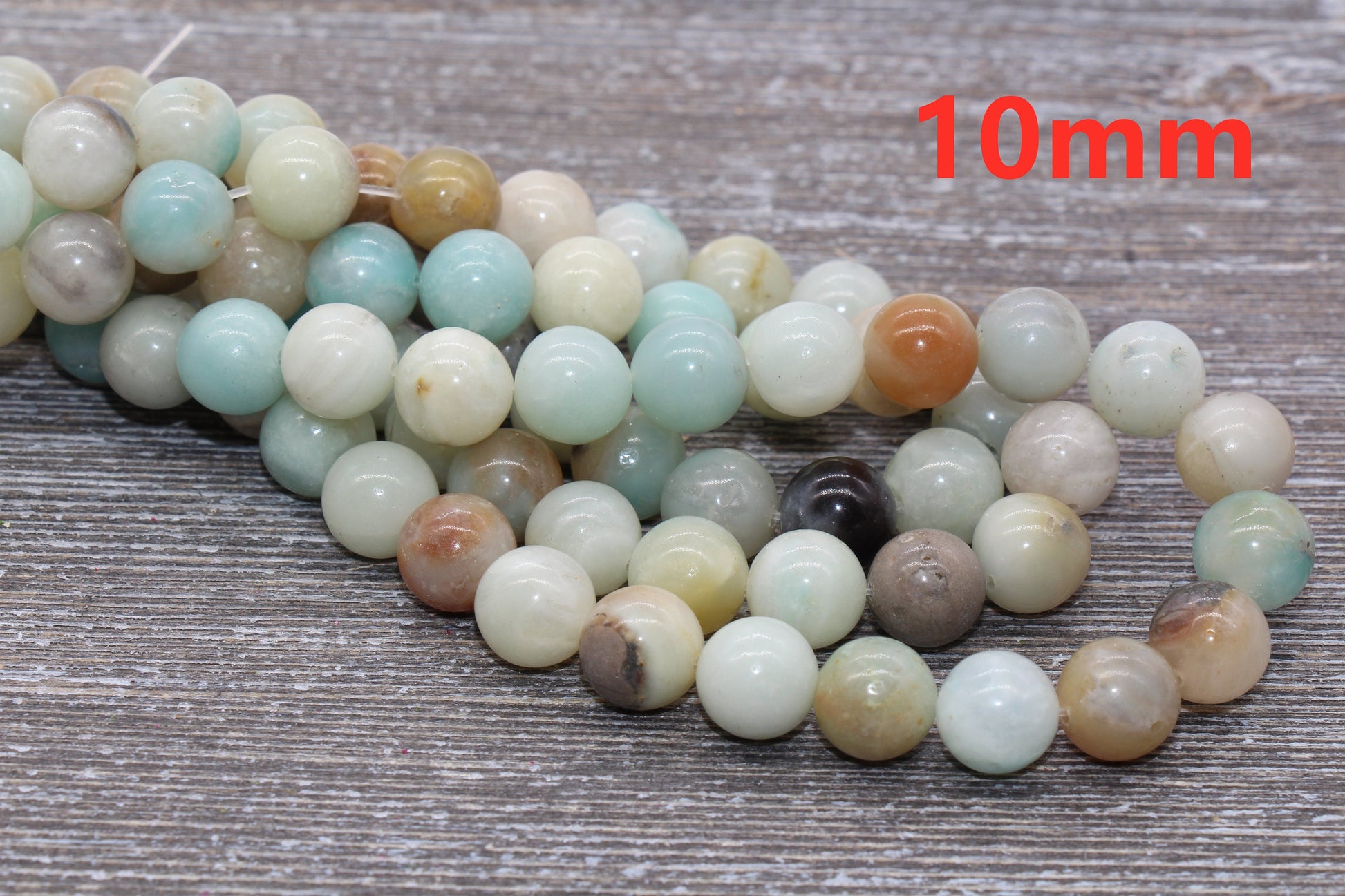 amazonite gemstone beads, stone beads for bracelets image 6