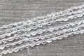 6mm clear quartz nugget beads, irregular stone beads for bracelets
