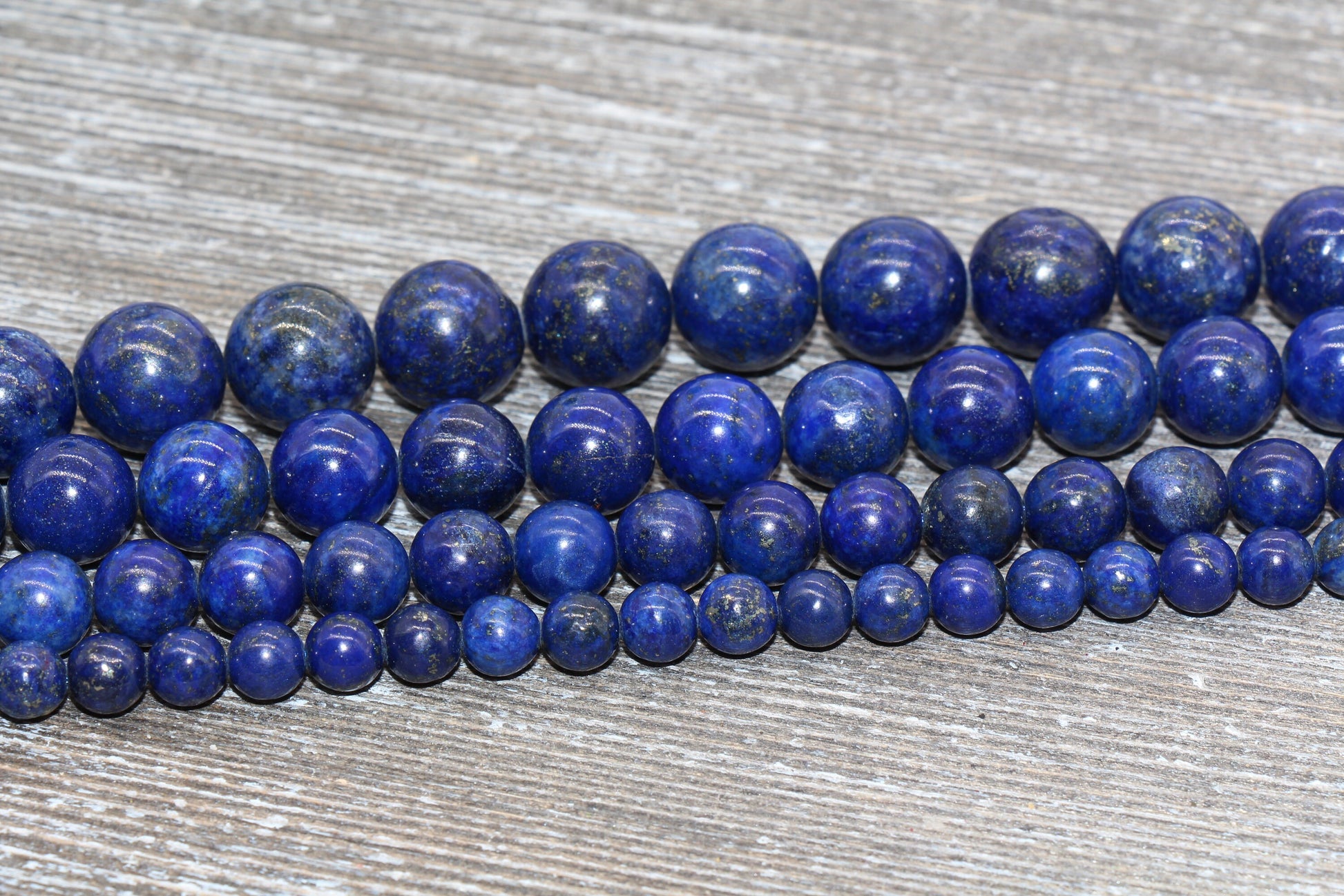 Lapis Lazuli Beads, Dyed Lapis Lazuli Gemstone Round Beads, Sizes 4mm 6mm 8mm 10mm,12mm, Full Strand 15.5 inch, #107