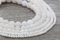 white effloresce agate beads, stone beads for bracelets