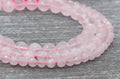 rose quartz faceted gemstone beads, faceted beads for bracelets