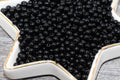 4mm Black Acrylic Spacer Beads