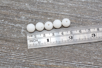 10mm White Gumball Beads, Round Acrylic White Loose Beads, Bubblegum Beads, Chunky Beads, Bubble Gum Beads, Smooth Plastic Round Beads #318