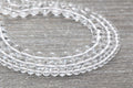 clear quartz beads, stone beads for bracelets