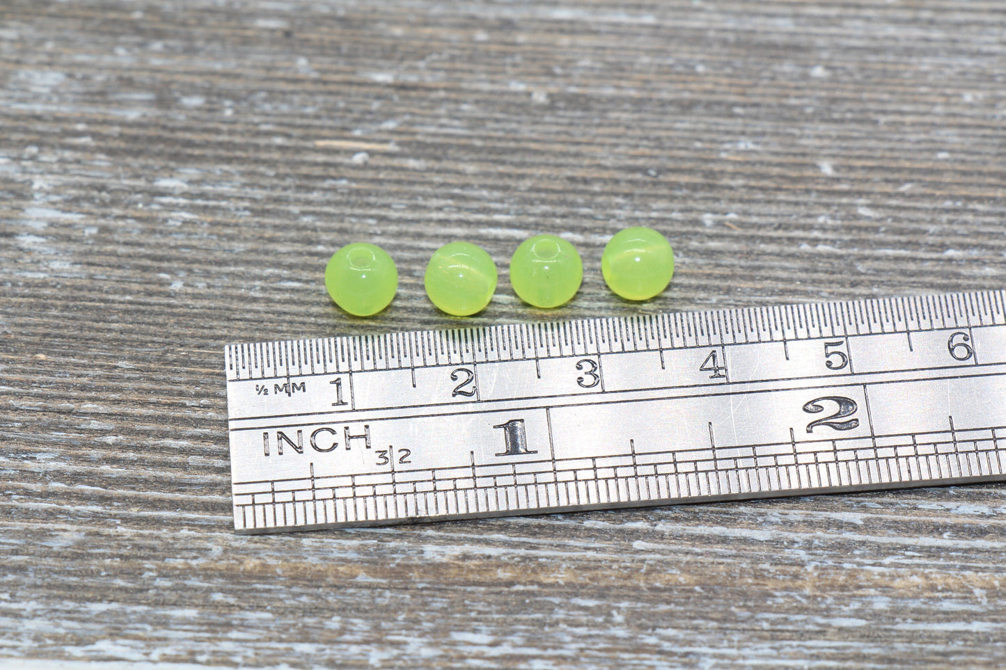 6mm Lime Green Translucent Gumball Beads, Round Acrylic Loose Beads, Bubblegum Beads, Chunky Beads, Smooth Plastic Round Beads #393