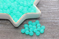 8mm Sea Green Translucent Acrylic Gumball Beads
