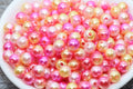 8mm Mermaid Ombre Faux Pearl Acrylic Beads #543