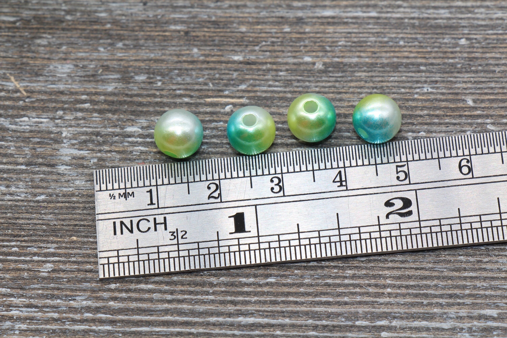 8mm Mermaid Ombre Pearls Beads, Faux Pearls Beads, Chunky Beads, Imitation Pearl Beads, Gumball Beads, Bubblegum Beads, #548