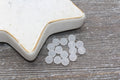 6mm Matte White Acrylic Gumball Beads