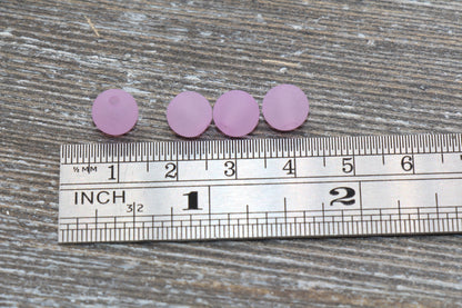 8mm Matte Light Purple Gumball Beads, Round Acrylic Loose Beads, Frosted Bubblegum Beads, Chunky Beads, Round Plastic Beads #673