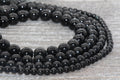 rainbow black obsidian beads, stone beads for bracelets