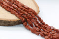 7mm-8mm gold sandstone nugget beads, irregular stone beads for bracelets