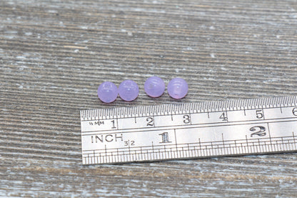 6mm Purple Translucent Gumball Beads, Round Acrylic Loose Beads, Bubblegum Beads, Chunky Beads, Smooth Plastic Round Beads #396