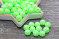 12mm Green AB Acrylic Gumball Beads