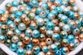 8mm Mermaid Ombre Faux Pearl Acrylic Beads #547