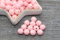10mm Baby Pink Faceted Acrylic Beads