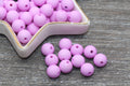 10mm Matte Light Purple For Jewelry Acrylic Gumball Beads