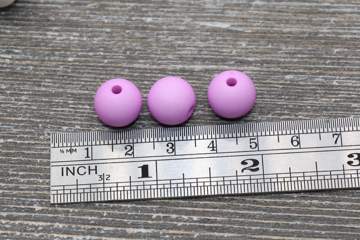 12mm Matte Light Purple Gumball Beads, Round Acrylic Loose Beads, Solid Bubblegum Beads, Chunky Beads, Round Plastic Beads #621