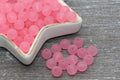 8mm Matte Pink Acrylic Gumball Beads