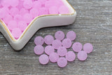 8mm Matte Light Purple Acrylic Gumball Beads