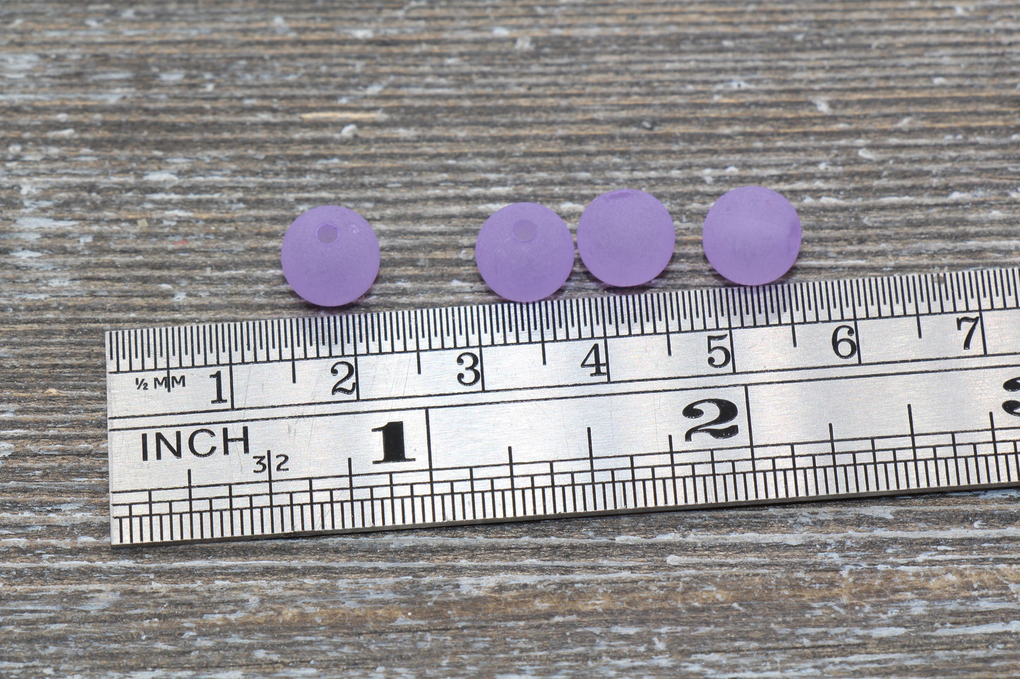 8mm Matte Purple Gumball Beads, Round Acrylic Loose Beads, Frosted Bubblegum Beads, Chunky Beads, Round Plastic Beads #674