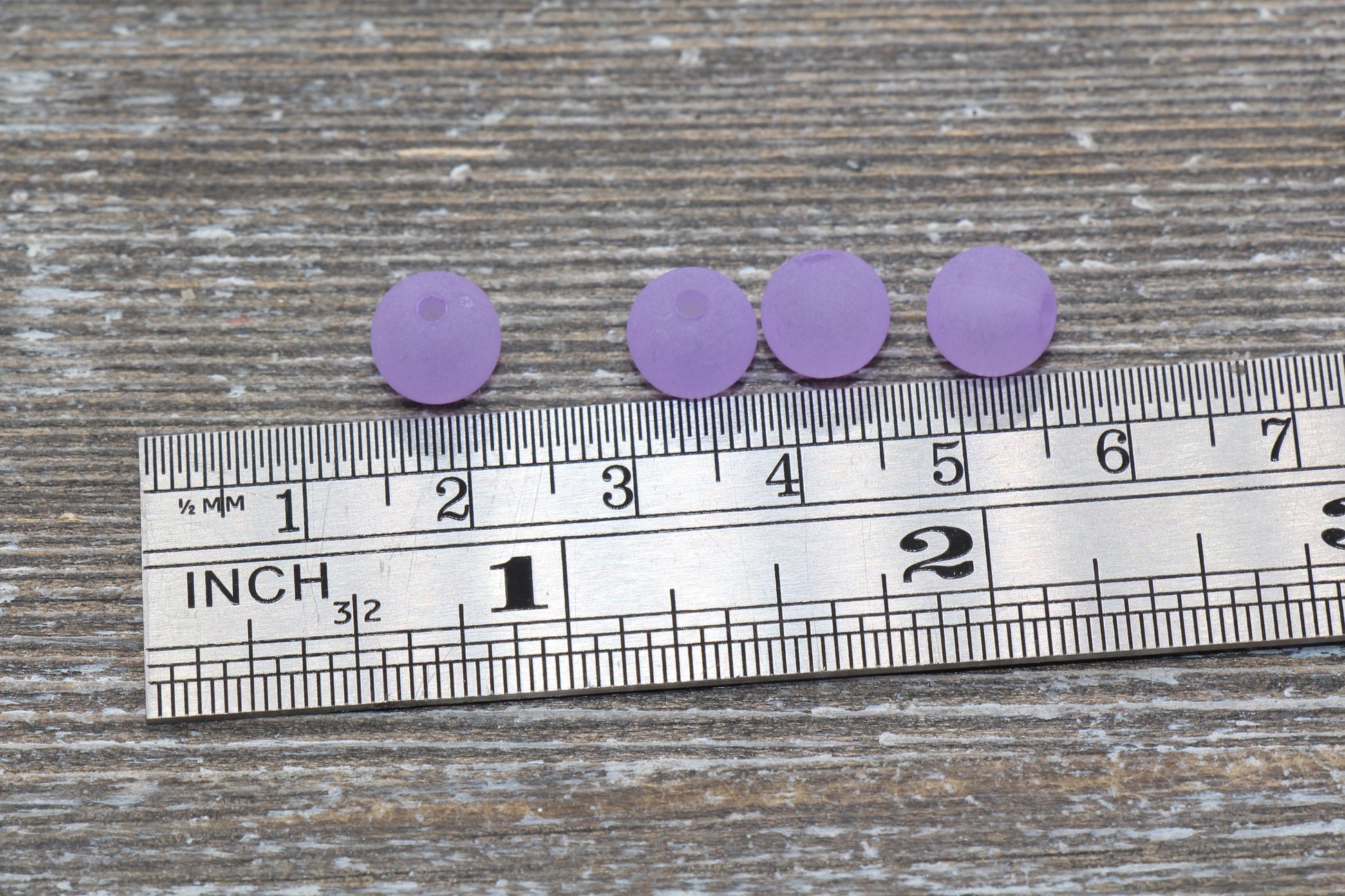 8mm Matte Purple Gumball Beads, Round Acrylic Loose Beads, Frosted Bubblegum Beads, Chunky Beads, Round Plastic Beads #674