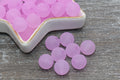 12mm Matte Light Purple Acrylic Gumball Beads