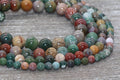 indian agate beads, stone beads for bracelets