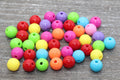 10mm Multicolor Acrylic Gumball Beads