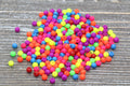 4mm Matte Acrylic Spacer Beads