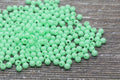 4mm Mint Green Acrylic Spacer Beads