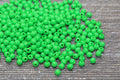 4mm Green Acrylic Spacer Beads