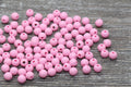 5mm Pink Acrylic Spacer Beads