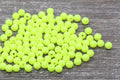 5mm Yellow Acrylic Spacer Beads