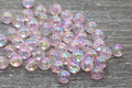8mm Baby Pink AB Acrylic Gumball Beads
