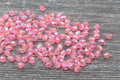 4mm Pink AB Faceted Acrylic Beads