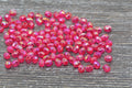 4mm Fuchsia AB Faceted Acrylic Beads